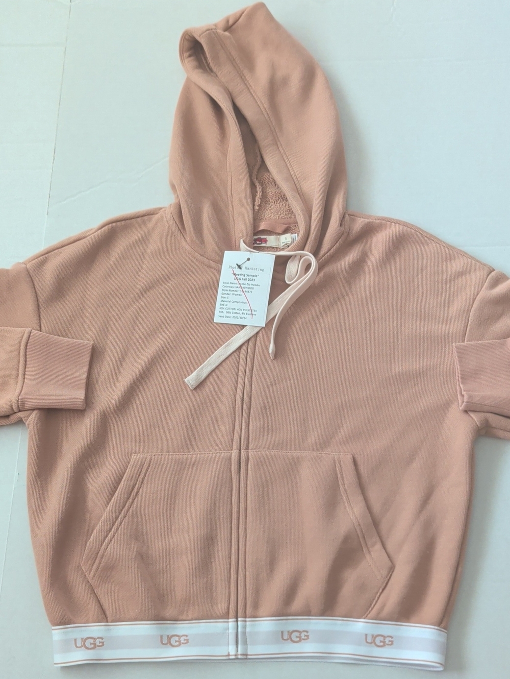 UGG Women's Tan Hooded Zip Jacket
